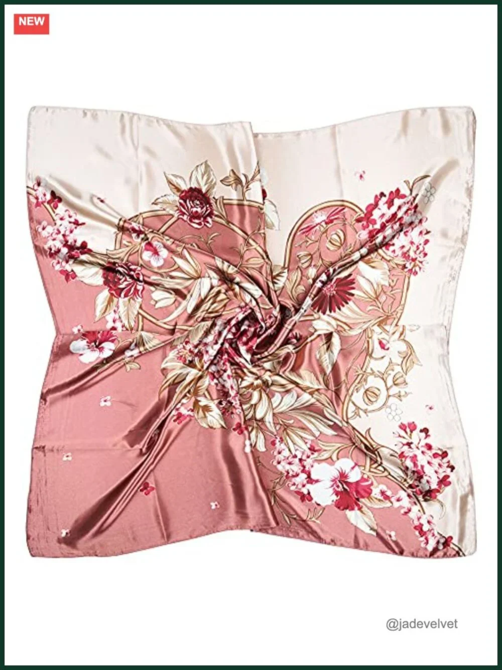 Satin Head Scarf for Women Silk Like Hair Wrap 35x35